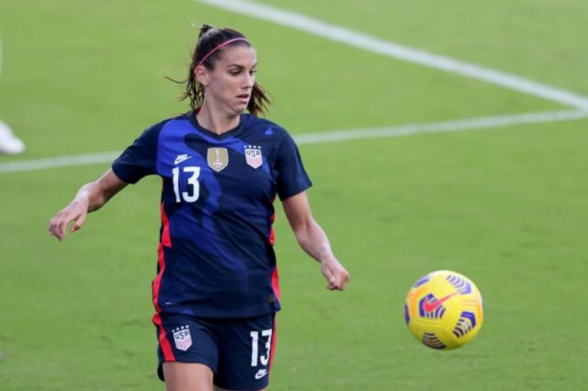 Alex Morgan, a star striker for the US women's national football squad, announced she will