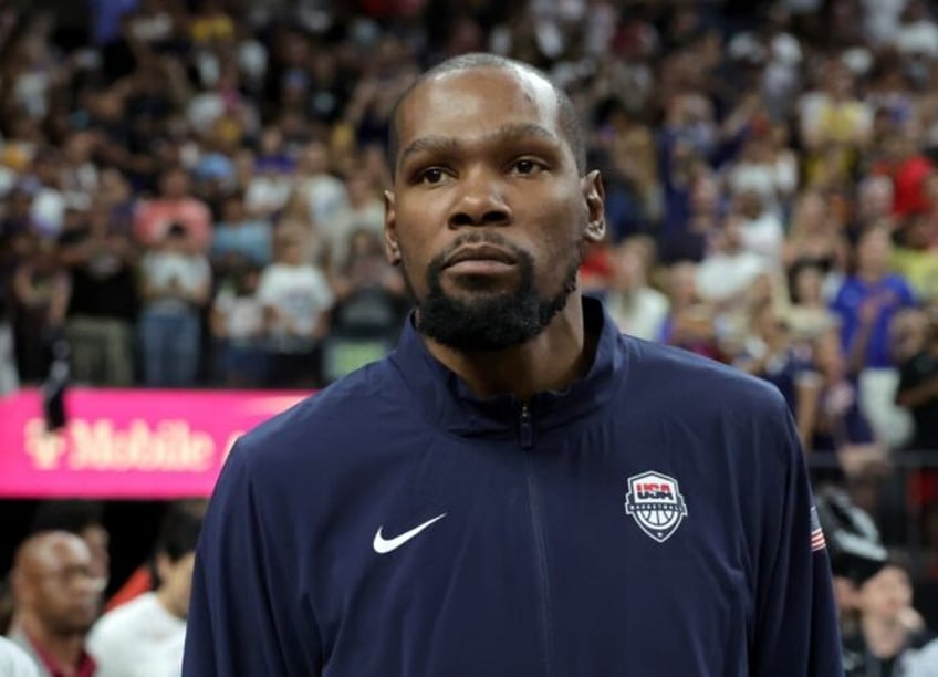 Kevin Durant has yet to train with the US Olympic teams because of a calf injury