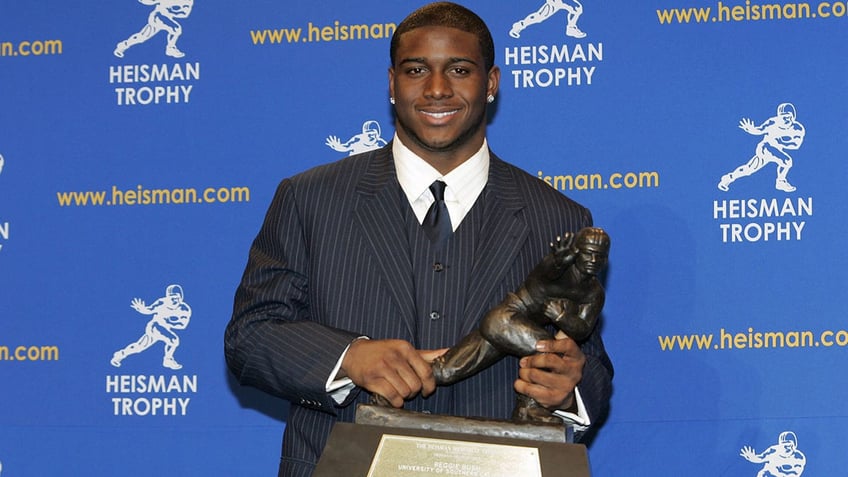 Reggie Bush at the Heisman celebration