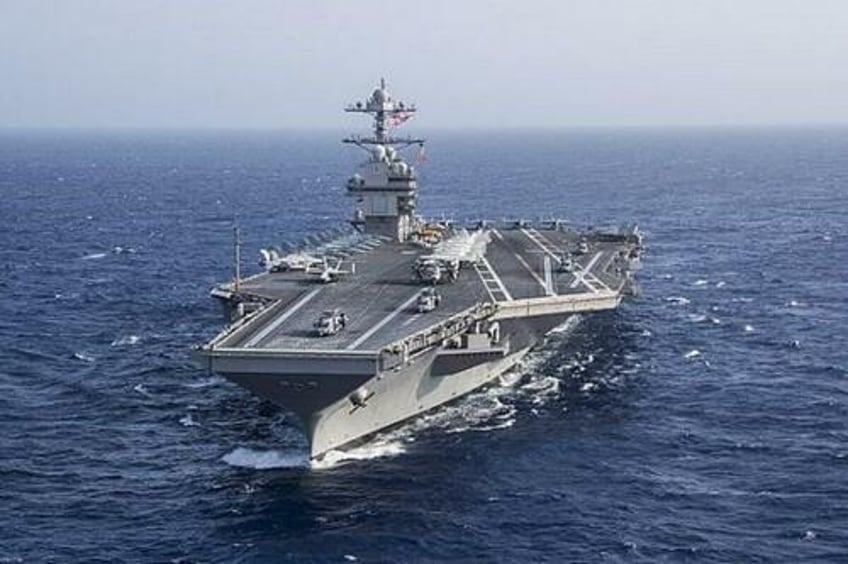 uss ford aircraft carrier returning home after extended deployment protecting israel