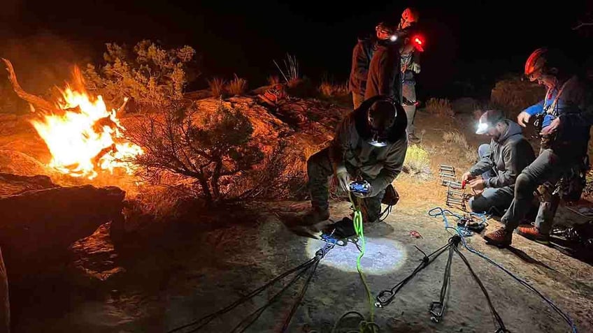 utah climber rescued after getting stuck in cliff face crack for 12 hours