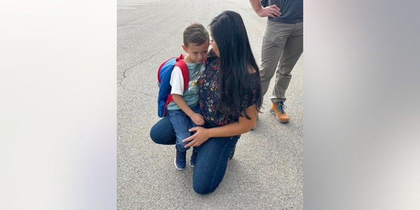 utah police fill in dads walk son of fallen officer to first day of kindergarten