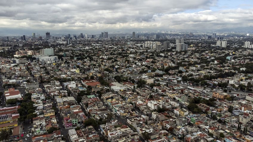 Mexico City from above.