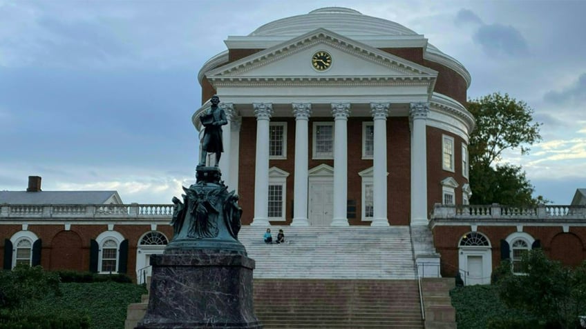 The University of Virginia campus is seen on October 12, 2022 in Charlottesville, Virginia.