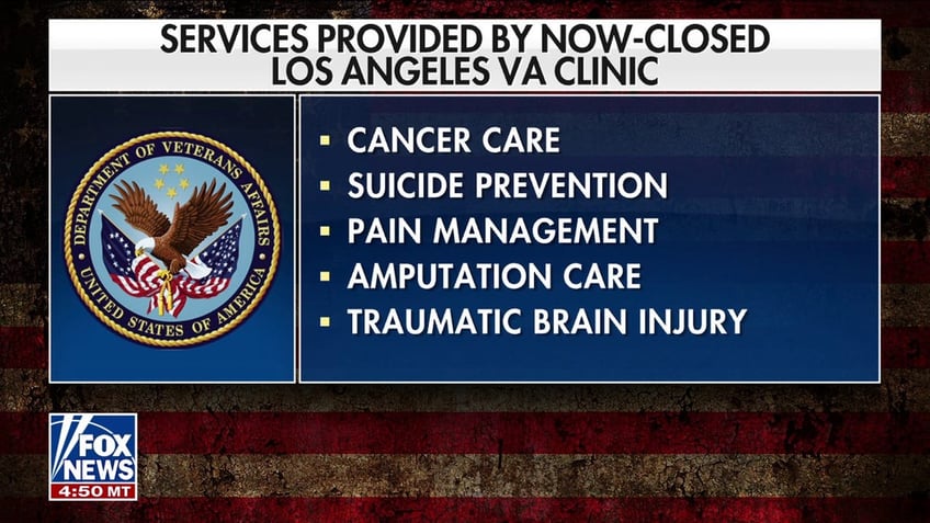 Los Angeles VA clinic's services