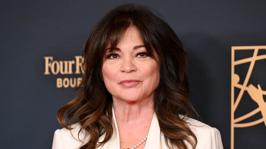 valerie bertinelli looking serious on red carpet