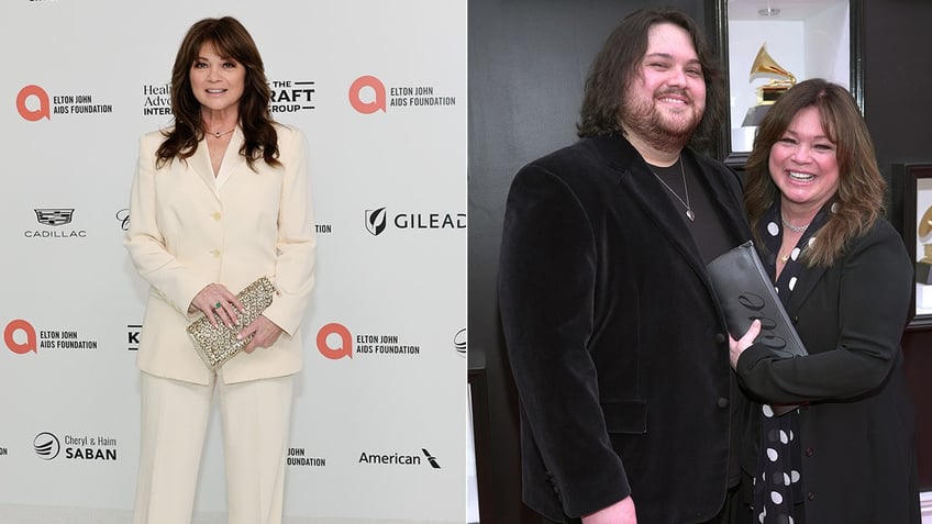 Valerie Bertinelli split with photo of Bertinelli and her son Wolfgang Van Halen