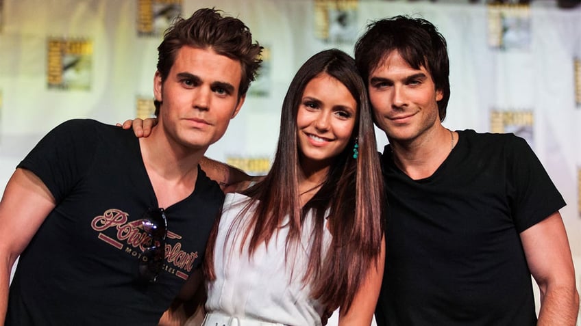 Paul Wesley, Nina Dobrev and Ian Somerhalder.