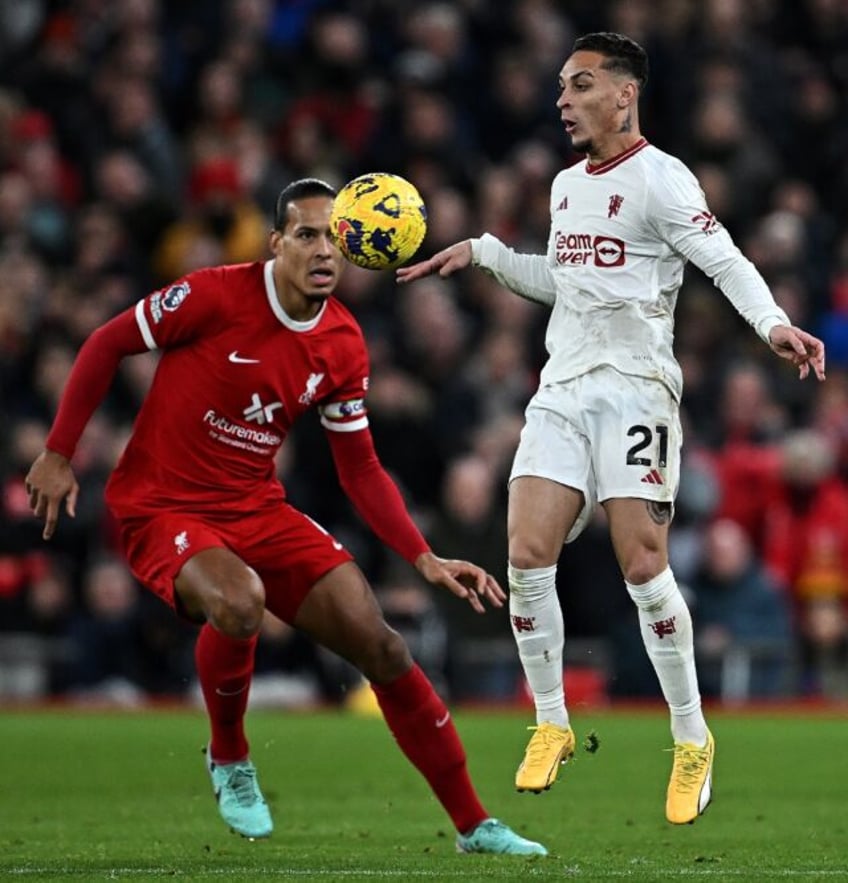 Liverpool's Virgil van Dijk was frustrated by the goalless draw against Manchester United