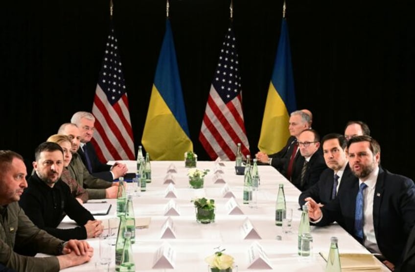 US Vice President JD Vance met Ukraine's President Volodymyr Zelensky in Munich