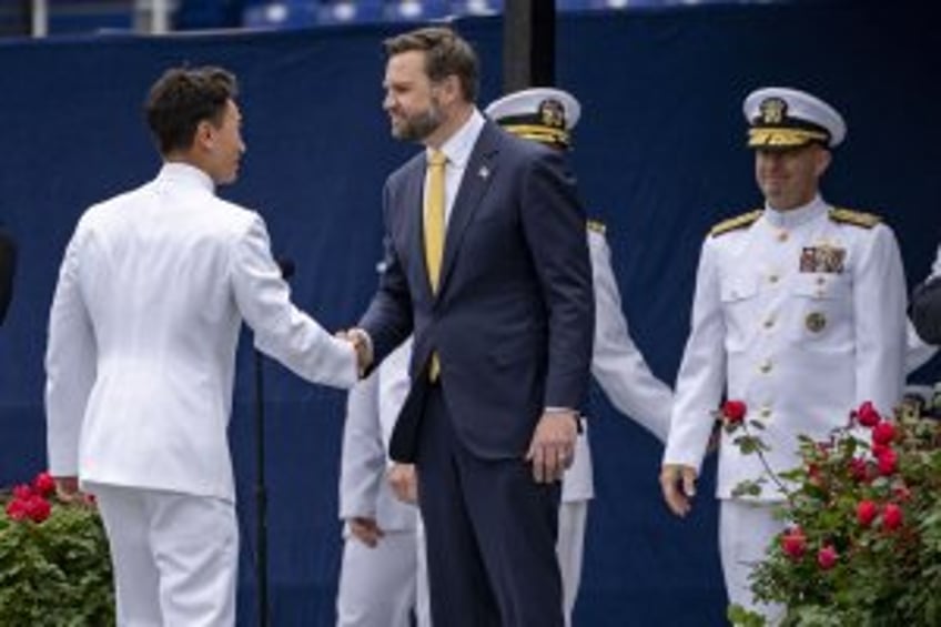 Vance to Naval Academy grads: 'Country needs you now more than ever'