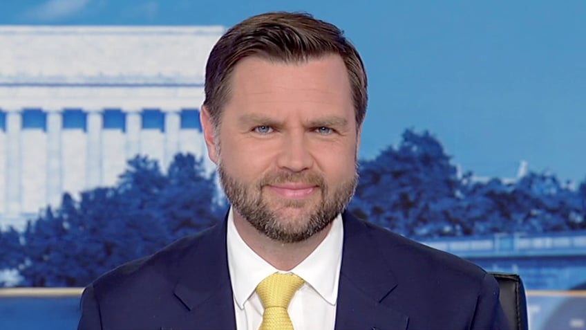 Vice President JD Vance smiles