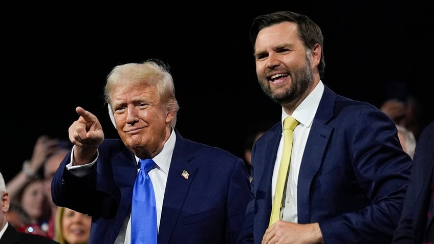 Trump and JD Vance at RNC