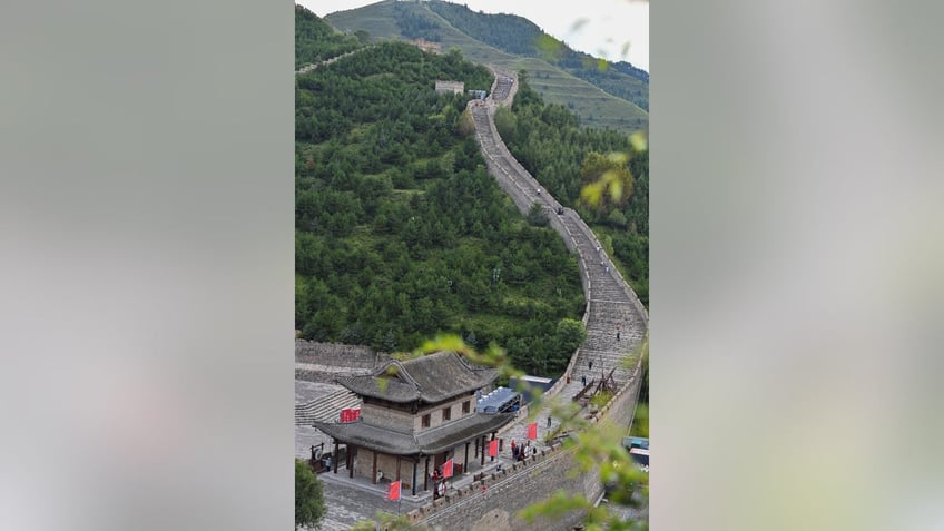 vandals busted open great wall to make shortcut creating irreversible damage