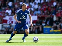 Vardy signs off in style with 200th Leicester goal
