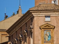 Vatican Firefighters Erect Chimney on Sistine Chapel For Papal Election