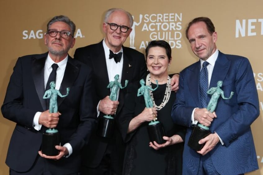 'Conclave' cast members (L-R) Sergio Castellitto, John Lithgow, Isabella Rossellini and Ra