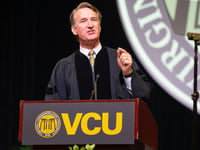 VCU students walk out of Glenn Youngkin commencement speech