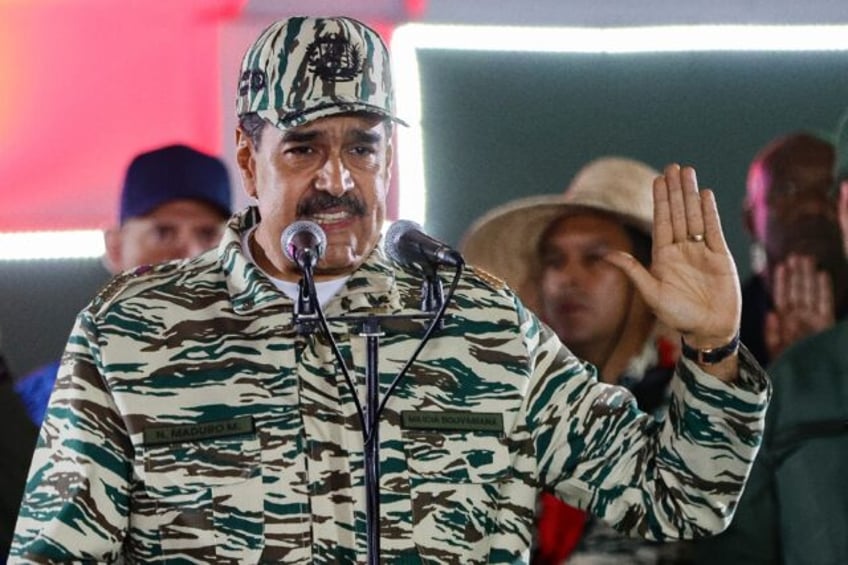 President Nicolas Maduro has claimed re-election to a third term widely dismissed as illeg