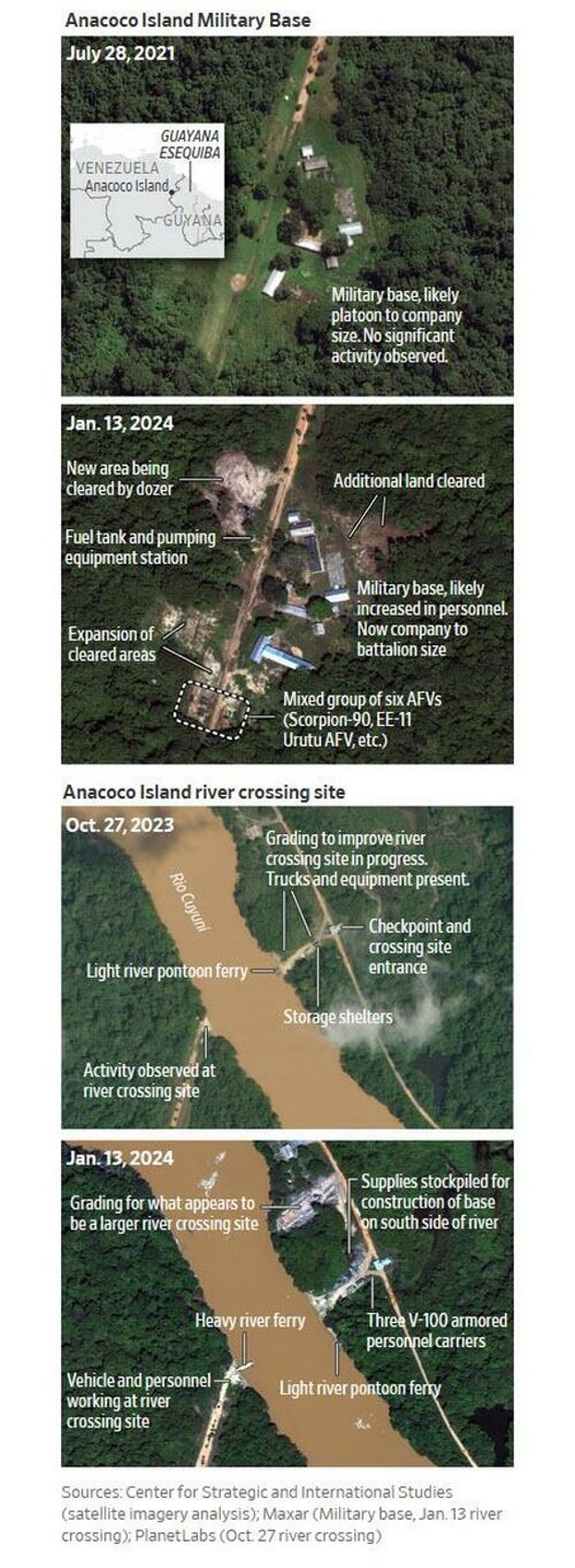 venezuela deploys tanks armored carriers to guyana border 