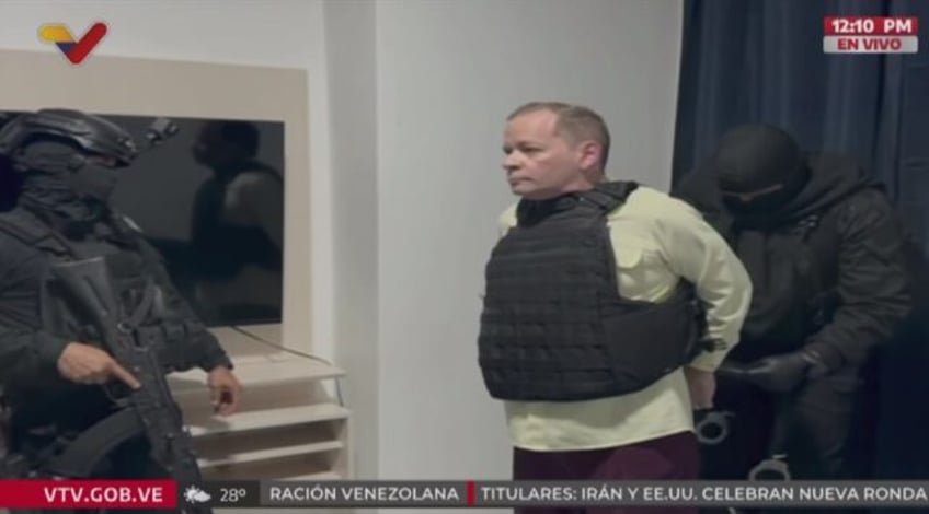 Opposition politician Juan Pablo Guanipa, seen here in a screen grab from state TV, was ar