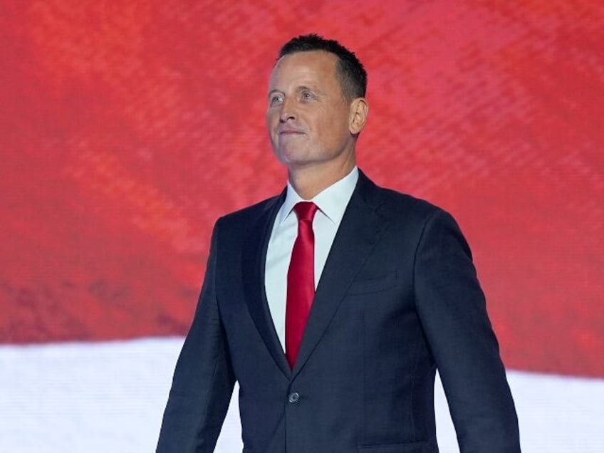 Ric Grenell, former Acting Director of National Intelligence, arrives to speak during the