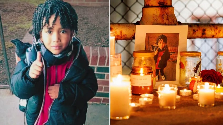 Jean Carlos Martinez Rivero who died from sepsis, and candles at his vigil