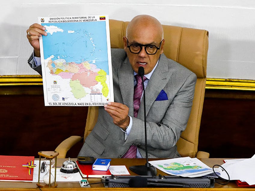 venezuelas socialists redraw maps create military wing to annex most of guyana