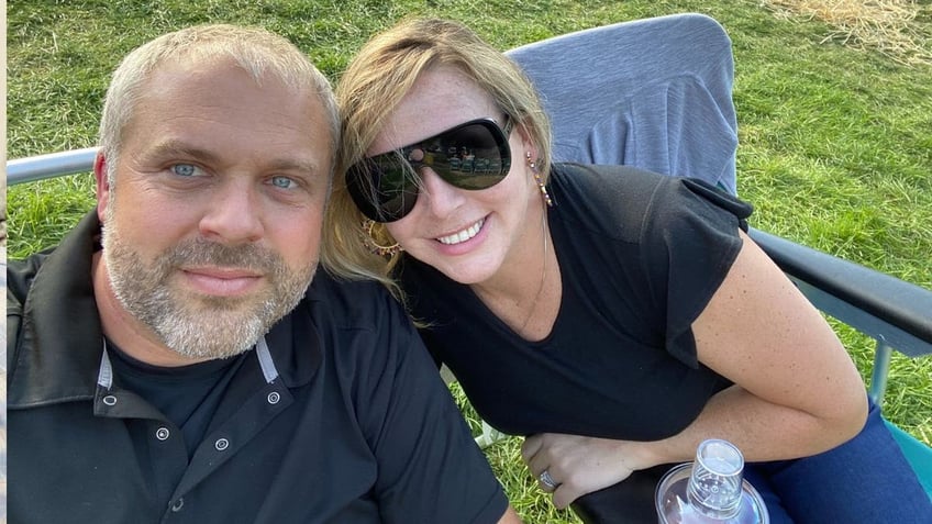 Melinda Antonucci and Casey Mathieu smiling in a selfie