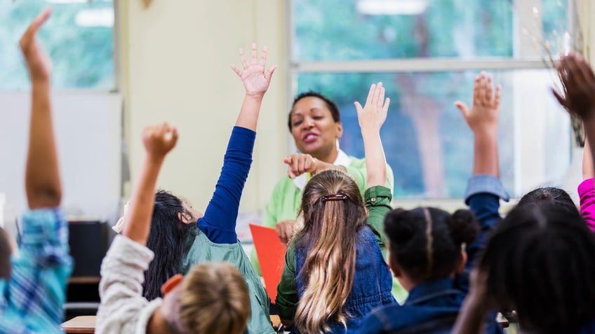 children in the classroom