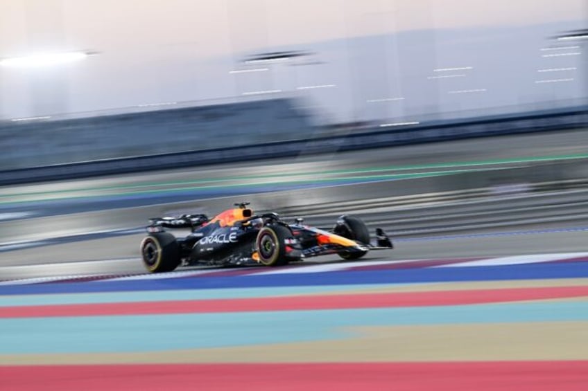 Red Bull Racing's Dutch driver Max Verstappen during the first practice session of the Qat