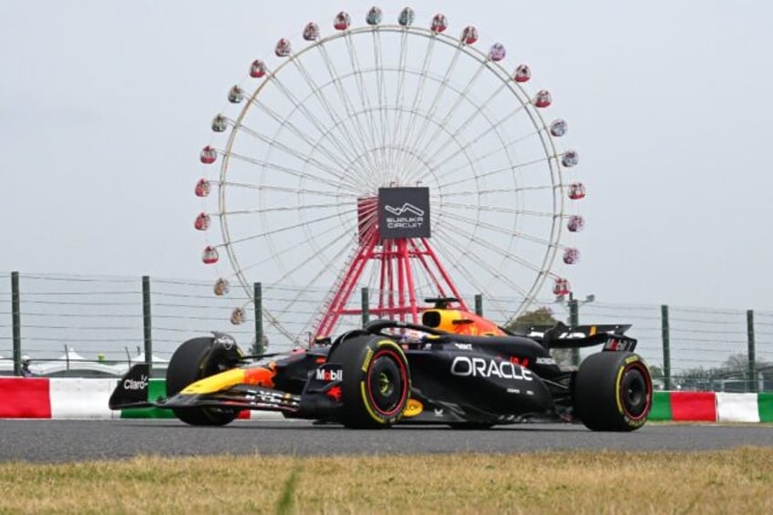 Max Verstappen went fastest in Saturday's final practice for the Japanese Grand Prix