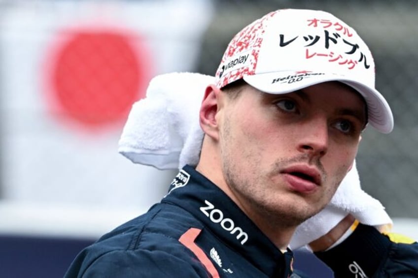 Max Verstappen led team-mate Sergio Perez for a Red Bull one-two in qualifying for the Jap