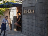 Victims of antisemitic riot outside Los Angeles synagogue sue radical groups behind 'shocking' violence