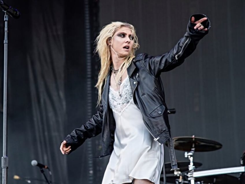 Taylor Momsen of The Pretty Reckless performs at the Louder Than Life Music Festival at th