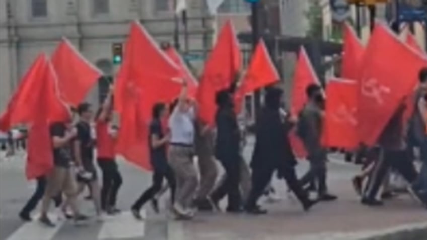 Communist march in Philadelphia