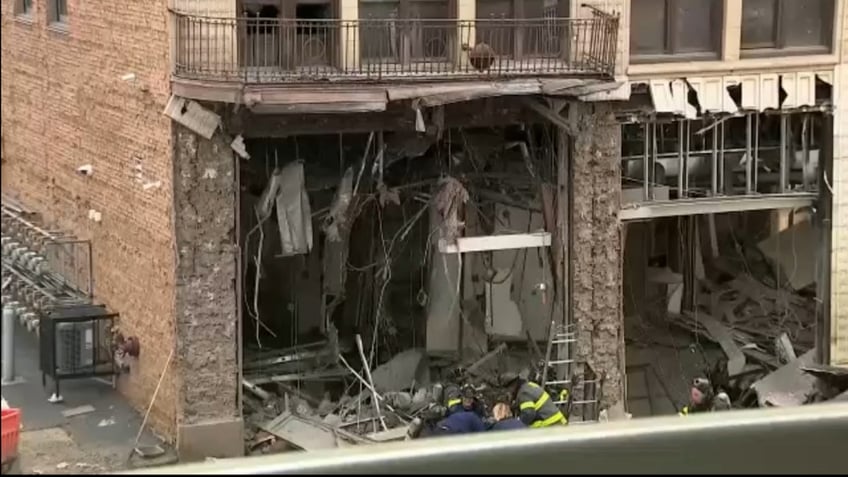 Youngstown, Ohio building explosion aftermath