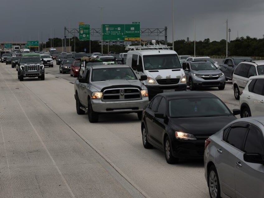 Traffic is heavy as thousands evacuate ahead of Hurricane Milton as it churns in the Gulf