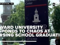 VIDEO — Howard University Graduation Ceremony Ends as Attendees Try to Push into Crowded Venue