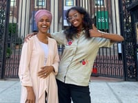 Video: Ilhan Omar Cites ‘Right-Wing Attacks,’ Greets Suspended Daughter at Columbia’s ‘Anti-War Encampment’