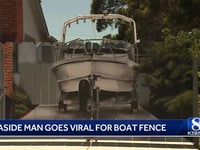 VIDEO — ‘I’m Not a Rule-Breaker’: Californian Responds to City Order by Painting Boat on Fence