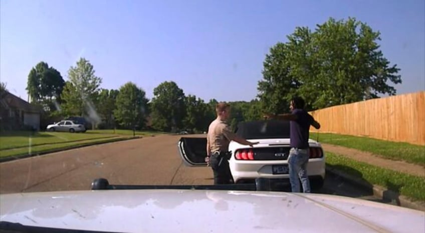 video of fatal tennessee traffic stop shows car speeding off but not deputys shooting of driver