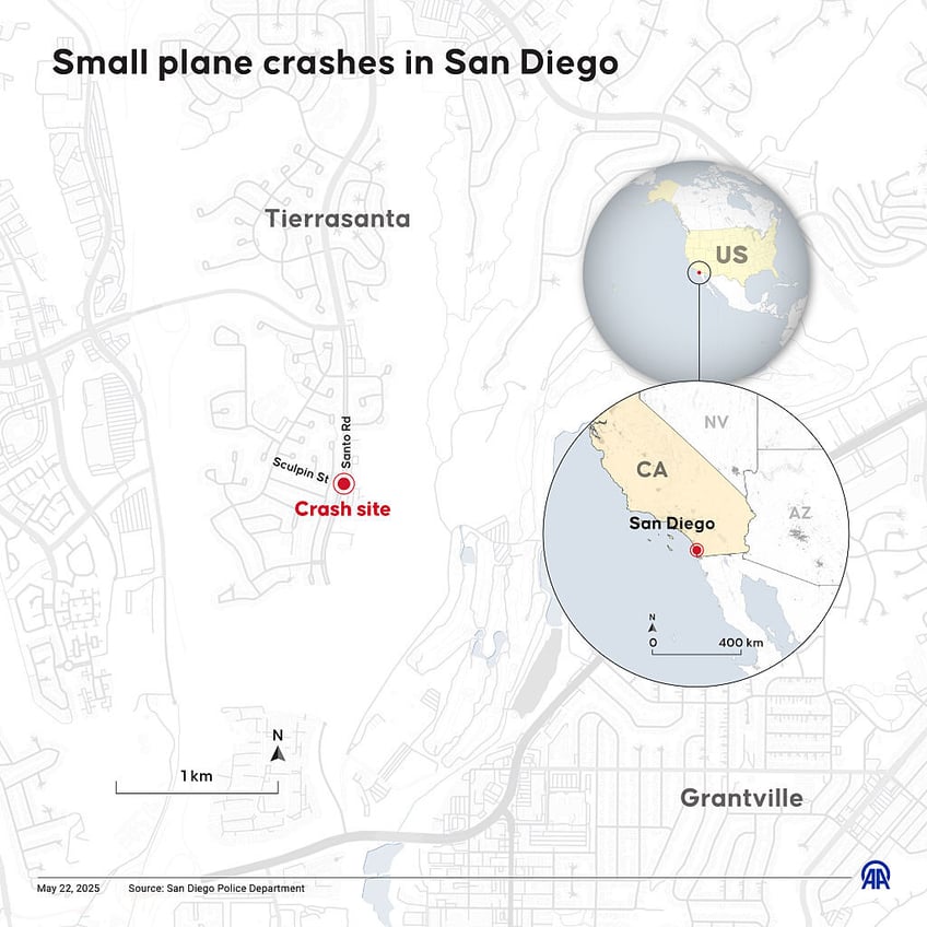 video officials several killed when small jet crashes into san diego military housing neighborhood