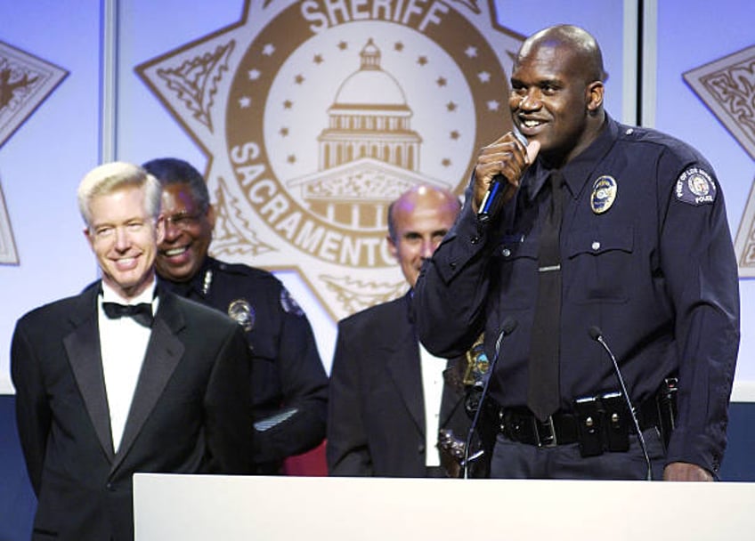video shaq busts the bad guys in hilarious los angeles port police recruitment ad