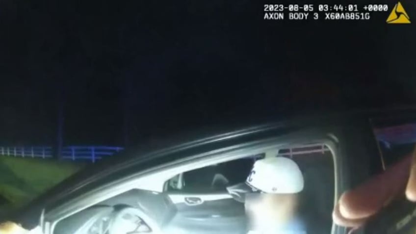 video shows kansas deputy hug distressed motorist during traffic stop