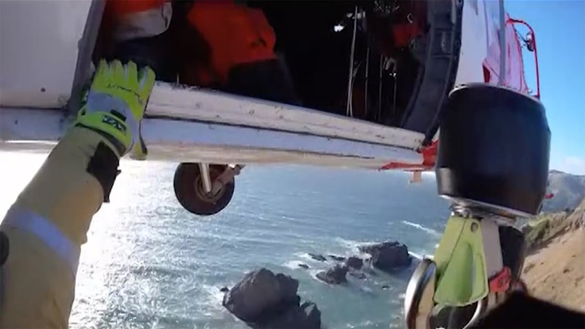 Coast Guard saves trapped teens