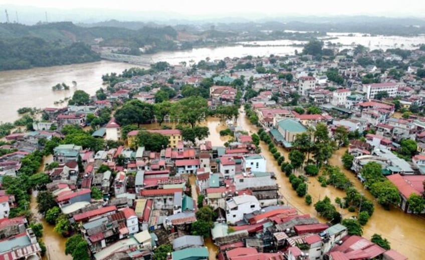 Vietnam battles serious flooding in the wake of Typhoon Yagi, particularly in northern are