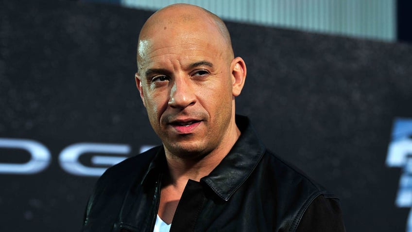 vin diesel looking to the side at premiere