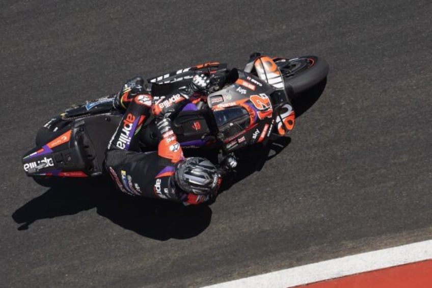 Record-setter: Maverick Vinales in action at the Circuit of The Americas