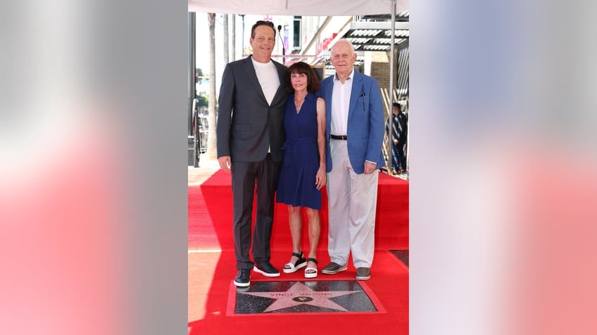 Vince Vaughn with his parents